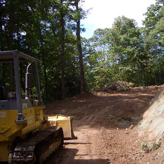 Completed estate roads