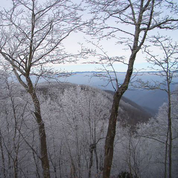 Winter views from the mountain